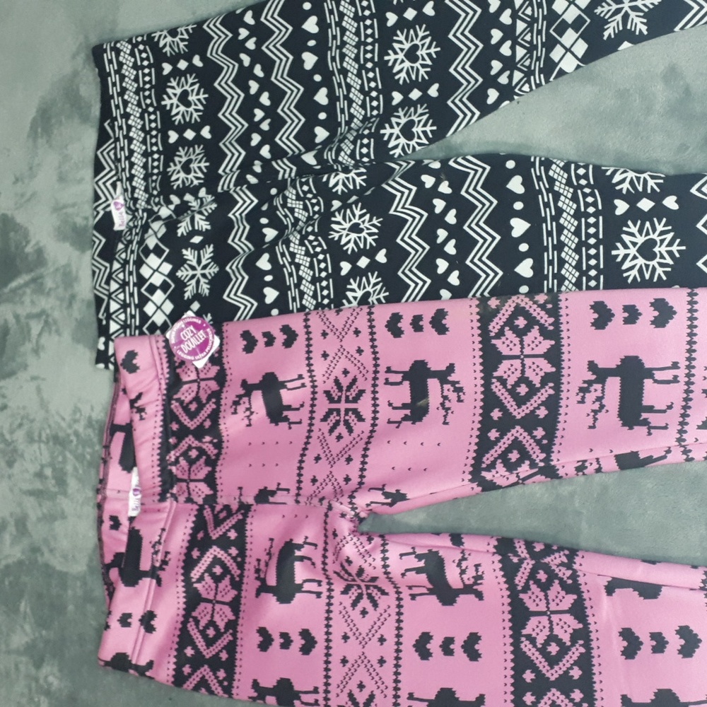 Girls Fleece Lined Pants